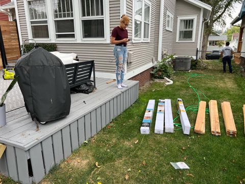 New residential fence project
