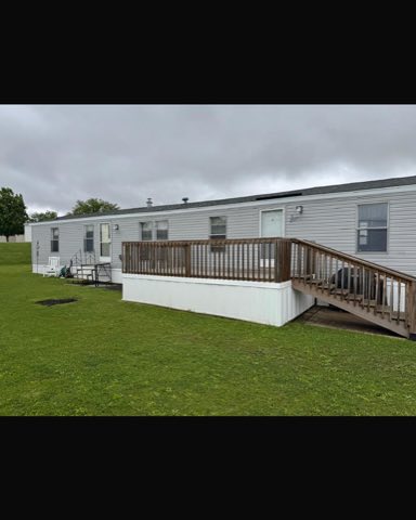 Deck built in a Hames Homes community