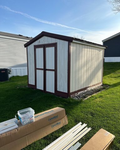 Shed siding replacement