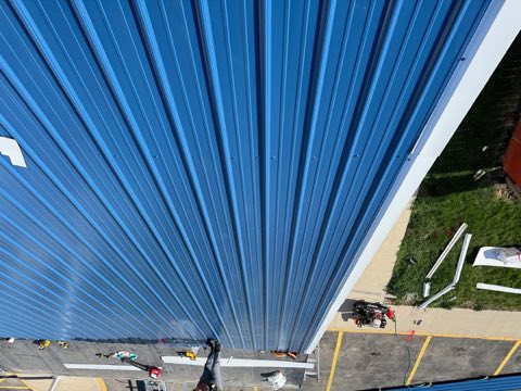 Metal roof replacement